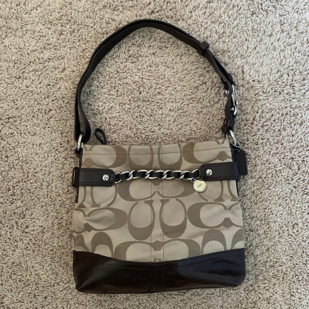 Coach Signature C's Hobo Bag Purse